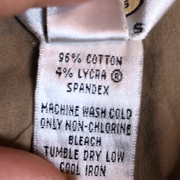 Talbots Womens Pants Brown High Rise Petite Wide Straight Leg Stretch 14P - Picture 6 of 12